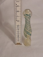 Muránói üveg szipka kettő darab