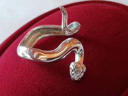 Kígyó ezüst gyűrű 