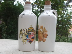Árpád sávos,gyümölcsös pálinkás butella-kiöntő-flaska-palack 