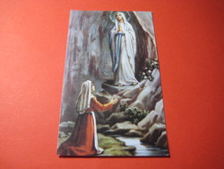 Lourdi  Szűzmária ,  szentkép    57   x  98 mm