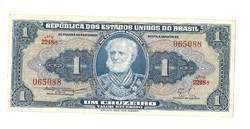 tündér régi brazil 1 crusairo papírpénz bankjegy egy petákos  1 forintról KIÁRUSÍTÁS