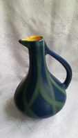 Iparművészeti szignált kerámia váza 