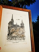 Matthias Church, etching