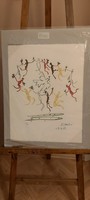 Pablo Picasso-Der Tanz litográfia