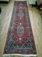 300 x 75 cm Herati Bidjar kézi csomozasu perzsa szőnyeg eladó 
