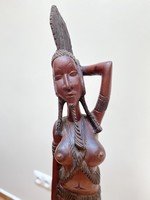 Afrikai faragott szobor 120cm