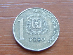 DOMINIKA DOMINICA 1 PESO 2002 Juan Pablo Duarte  COIN FORMA!!  #