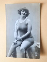 Art Deco francia erotikus levelezőlap, fotó