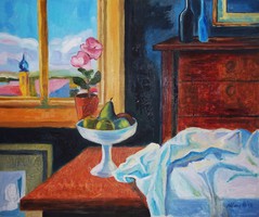 Enteriőr csendélettel (50x60)