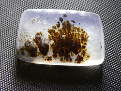 Természetes Achát szelet dendrites mintázattal. Ásványékszer alapanyag. 2,4 gramm