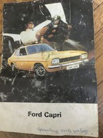 Ford Capri katalógus 1970-ből