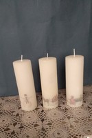 Decoupated beautiful 15 cm candle, Christmas decoration, recommend!