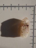 Természetes Hegyikristály ásvány Hematit és Klorit zárványokkal (Vaskvarc és Kloritkvarc). 4,3 gramm