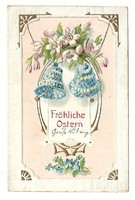 1913 DOMBORÚ nyomásos üdvözlő képeslap talán Húsvéti lap DR Német ritka KIÁRUSÍTÁS 1 forintról