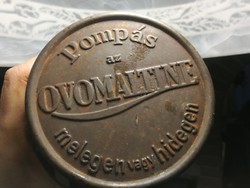 Ovomaltine doboz, kakaós fém doboz fedeles eredeti darab antik. 