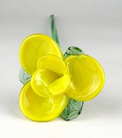 1C851 Muránói fújt üveg virág 32.5 cm