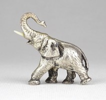 1C847 Szerencsehozó kisméretű fém elefánt szobor