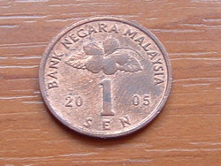 MALAYSIA MALAJZIA 1 SEN 2005