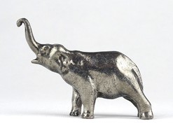 1C846 Szerencsehozó kisméretű fém elefánt szobor