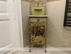 Antik vas szekrényke (eredeti vintage)