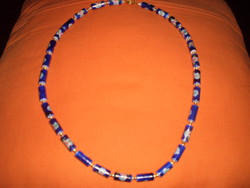 Hand-painted disc necklace