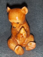 Bodrogkeresztúri kerámia nagy méretű mackó medve maci figura (po1-9)