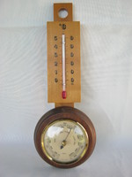 Retró barométer + hőmérő