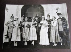 Ornamental Hungarian costume main gentleman's ball group photo contemporary artist photo photo 1934