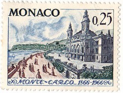 Monaco emlékbélyeg 1966