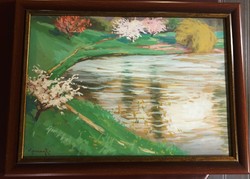 Zoltán Karczag (1881–1944) Spring Bloom on the Tisza