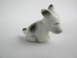 Hollóházi porcelán mini kutya
