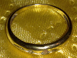 Arany gyűrű brill csiszolású drágaköves INGYEN POSTA 3 TERMÉKTŐL VAGY 4500 FT-TÓL!