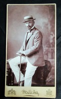 Charmeur v. sármőr JELZETT Strelisky császári királyi udvari fényképész műterem FOTÓ FÉNYKÉP 1895