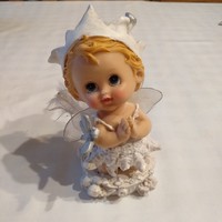 Large polyresin baby-faced angel, recommend!