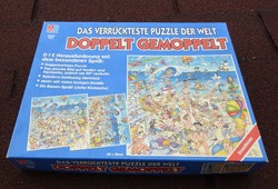 Double-sided 529 piece extra puzzle - beach scene