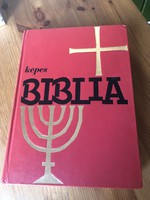 Piros nagy Képes BIBLIA, 1984