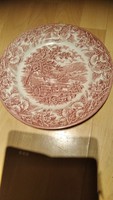 Angol pink lovas lapos tányér
