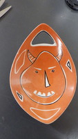 Drasche tálka - ördögfejes dekorral ( Devil, Teufel )