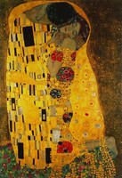 1C947 Gustav Klimt : "A csók" keretezett plakát 50 x 40 cm