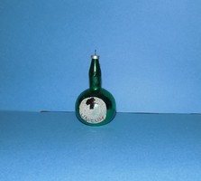 Régi üveg karácsonyfadísz UNICUM 8 cm (1)