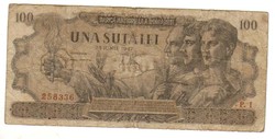 100 lei 1947 junius Románia