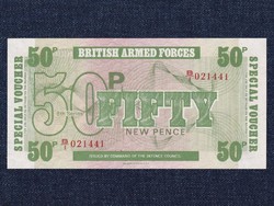 Anglia A brit fegyveres erők bankjegyei 50 New Pence bankjegy 1972 (id14122)