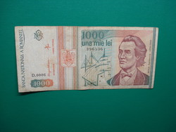 Románia 1000 lei 1993