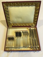 Régi, Toner márkájú rozsdamentes acélból készült evőeszköz készlet, 24 darabos