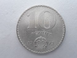 10 Forint 1972 Magyar Népköztársaság Ft, fém tízes pénzérme eladó