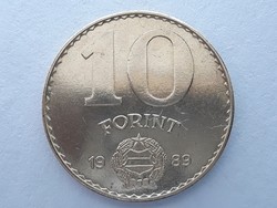 10 Forint 1989 Magyar Népköztársaság Ft, fém tízes pénzérme eladó
