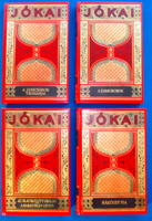 Jókai Mór 4 műve aranyozott díszkötésben (gyűjteményes díszkiadás a '90-es évek elejéről) 