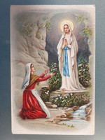 Régi vallási képeslap Szűz Mária levelezőlap