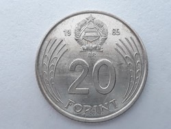 20 Forint 1985 Magyar Népköztársaság Ft, fém húszas pénzérme eladó