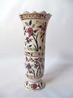 Zsolnay Bambusz mintás váza 